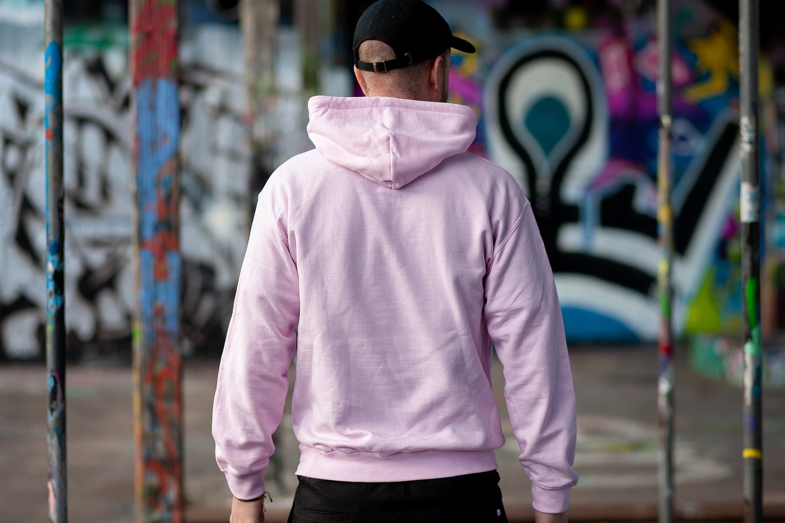 Pink hoodie outfit men hot sale